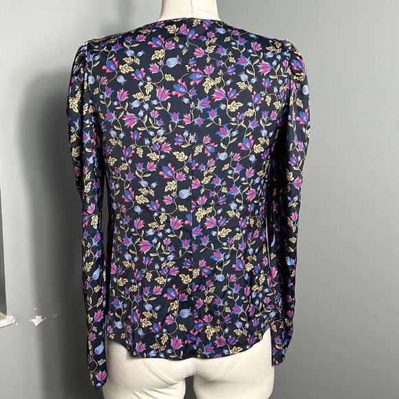 BANANA REPUBLIC Puff-Shoulder Blouse| BANANA REPUBLIC Puff-Shoulder Top XS - Picture 10 of 14